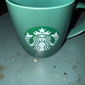 Starbucks Dark Green Ceramic Mug. (ST 1)